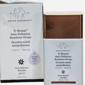 Drunk Elephant D-Bronzi Anti-Pollution Drops - White and Bronze